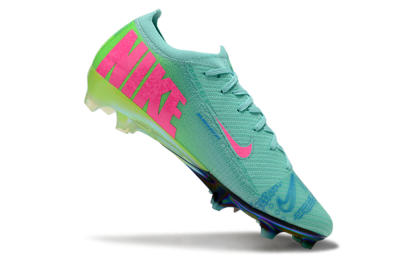 Unisex Nike Air Zoom Mercurial Vapor 16 Elite FG Firm Ground Low-Tops Football Boots - Jade/Pink/Blue