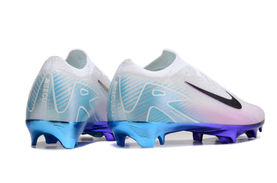 Unisex Nike Air Zoom Mercurial Vapor 16 Elite FG Firm Ground Low-Tops Football Boots - White/Purple/Blue