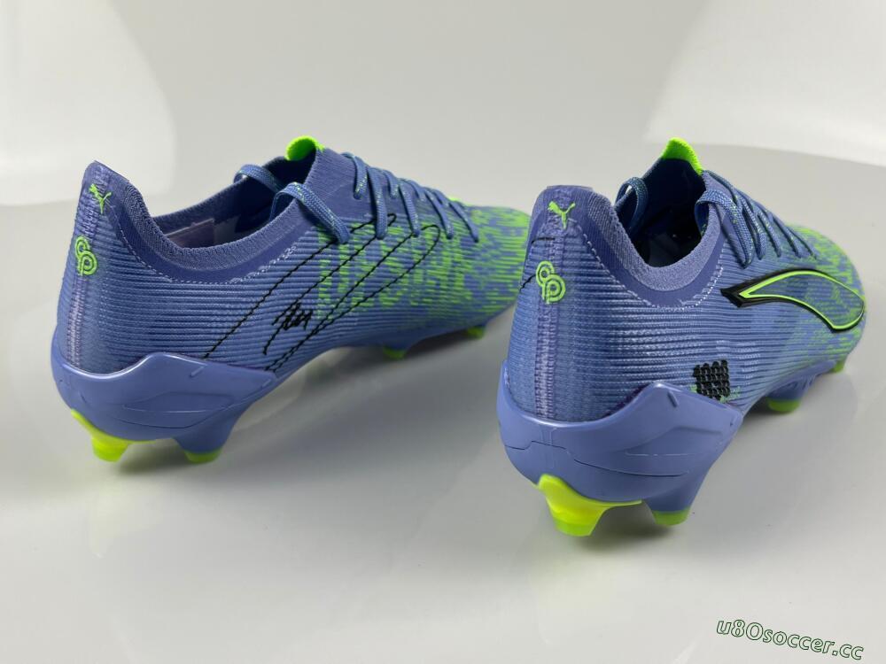 Men's Puma Ultra 5 Ultimate FG Firm Ground Low-Tops Football Boots - Blue/Yellow/Black
