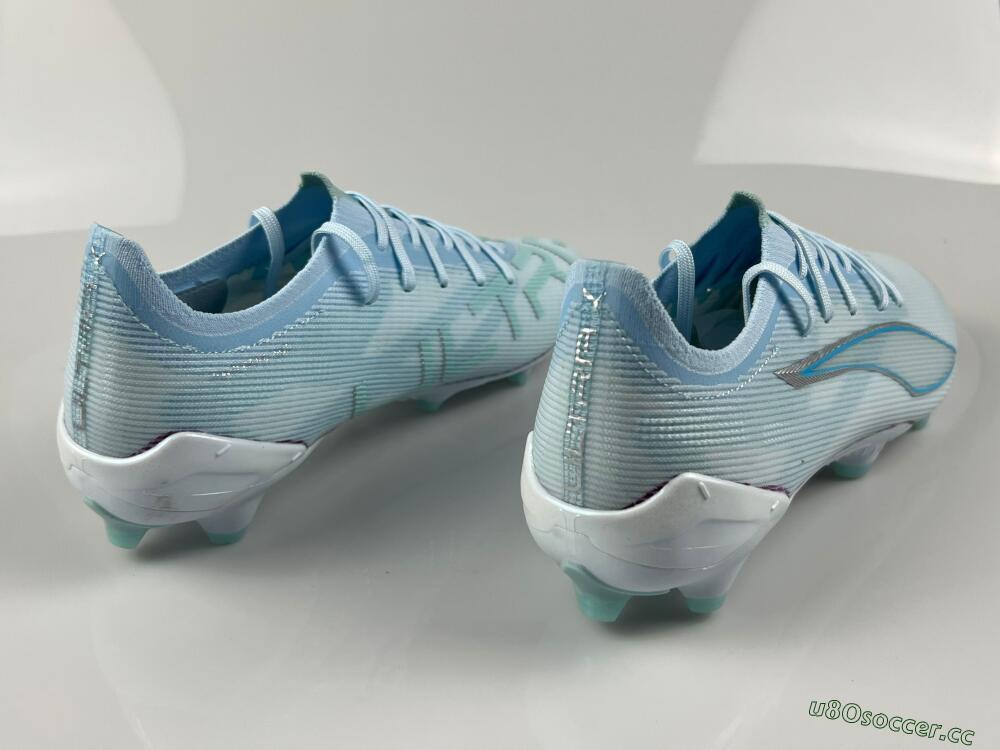 Men's Puma Ultra Ultimate FG Firm Ground Low-Tops Football Boots - Jade/Silver/Blue