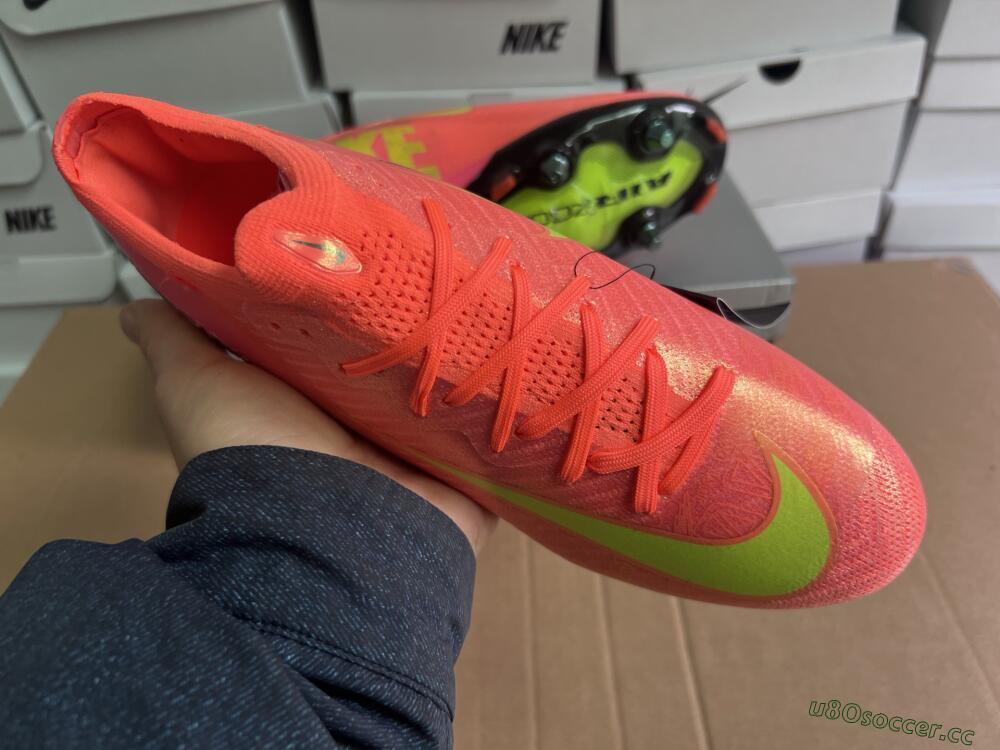 Men's Nike Air Zoom Mercurial Vapor 16 Elite SG Soft Ground Low-Tops Football Boots - Red/Yellow/Black