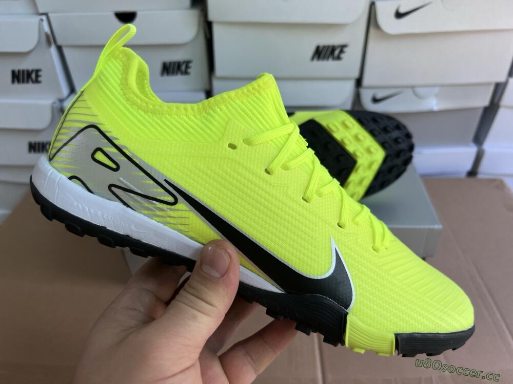 Unisex Nike Air Zoom Mercurial Vapor 16 Elite TF Artificial Turf Low-Tops Football Shoes - Yellow/Black/Silver