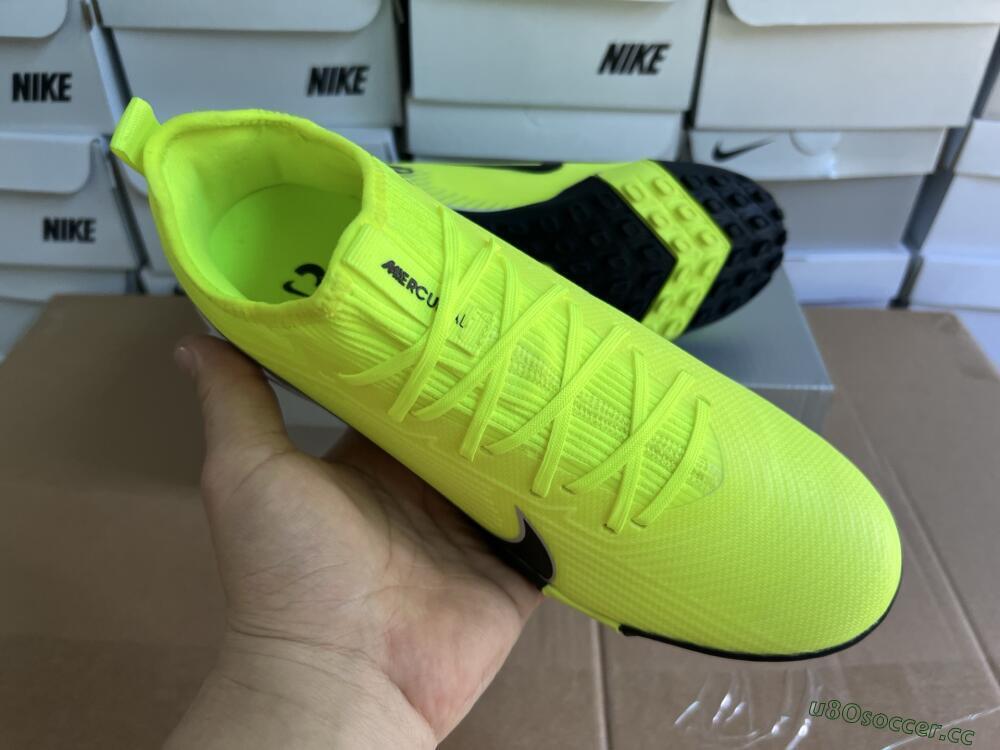 Unisex Nike Air Zoom Mercurial Vapor 16 Elite TF Artificial Turf Low-Tops Football Shoes - Yellow/Black/Silver
