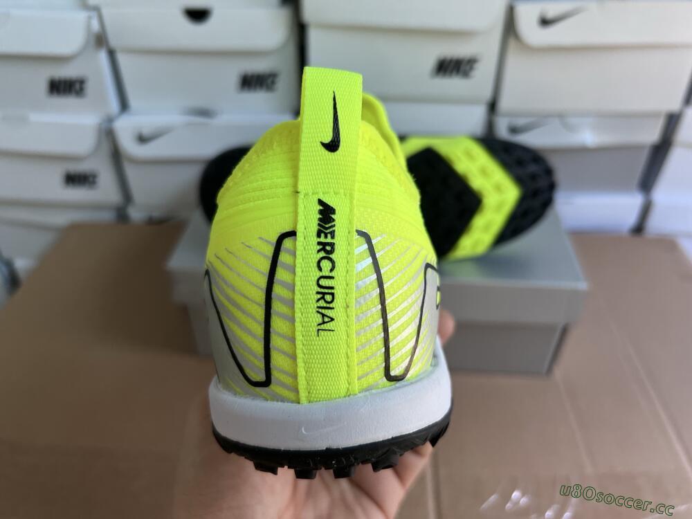 Unisex Nike Air Zoom Mercurial Vapor 16 Elite TF Artificial Turf Low-Tops Football Shoes - Yellow/Black/Silver