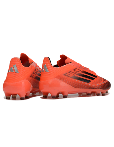 Men's Adidas F50 Elite AG Artificial Grass Low-Tops Football Boots - Red/Black
