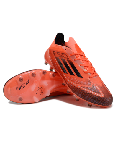 Men's Adidas F50 Elite AG Artificial Grass Low-Tops Football Boots - Red/Black