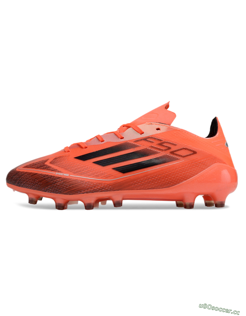 Men's Adidas F50 Elite AG Artificial Grass Low-Tops Football Boots - Red/Black 0