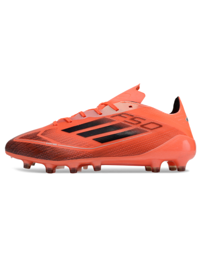 Men's Adidas F50 Elite AG Artificial Grass Low-Tops Football Boots - Red/Black