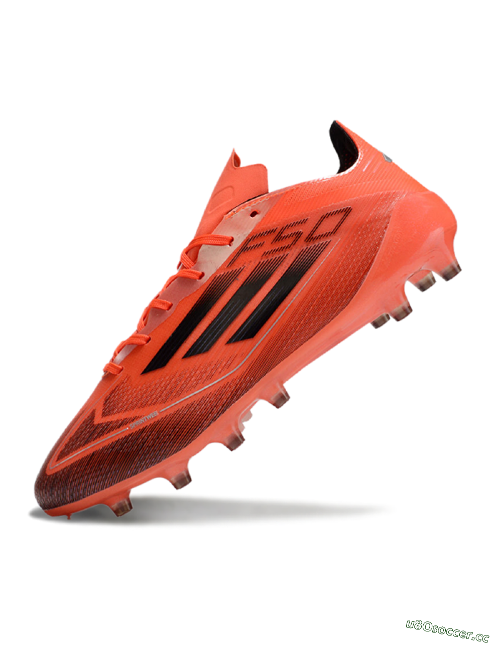 Men's Adidas F50 Elite AG Artificial Grass Low-Tops Football Boots - Red/Black 5
