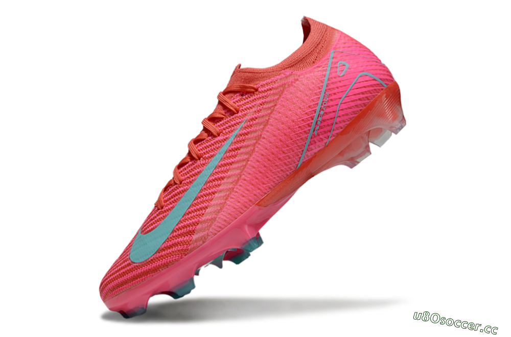 Unisex Nike Air Zoom Mercurial Vapor 16 Elite FG Firm Ground Low-Tops Football Boots - Pink/Jade 5