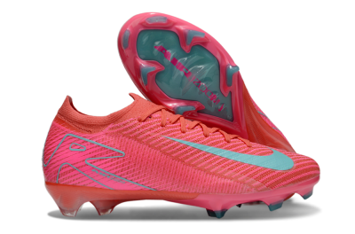 Unisex Nike Air Zoom Mercurial Vapor 16 Elite FG Firm Ground Low-Tops Football Boots - Pink/Jade