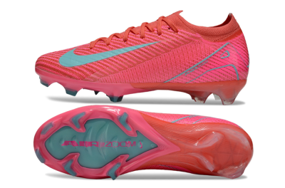 Unisex Nike Air Zoom Mercurial Vapor 16 Elite FG Firm Ground Low-Tops Football Boots - Pink/Jade