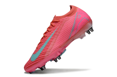 Men's Nike Air Zoom Mercurial Vapor 16 Elite SG Soft Ground Low-Tops Football Boots - Red/Jade/Pink