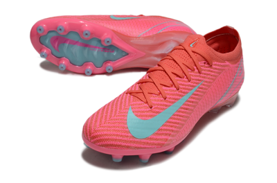 Unisex Nike Air Zoom Mercurial Vapor 16 Elite AG Artificial Grass Low-Tops Football Boots - Pink/Jade