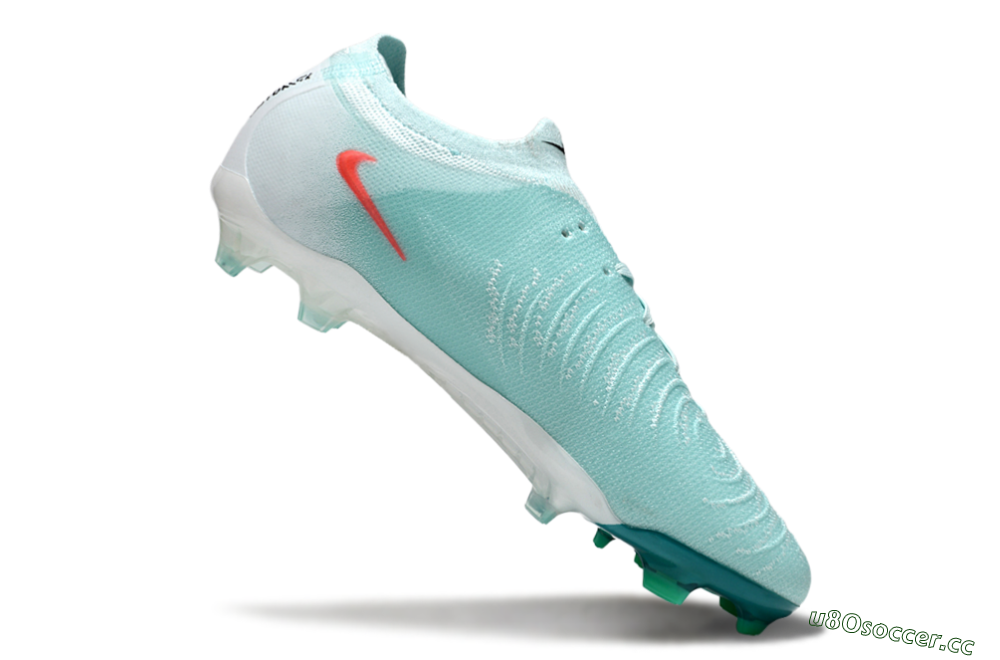 Men's Nike Phantom Luna Elite FG Firm Ground Low-Tops Football Boots - Jade/Red/White 4