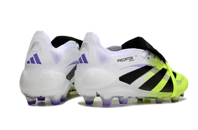 Unisex Adidas Predator Elite 25 Foldover Tongue FG Firm Ground Low-Tops Football Boots - Yellow/Black/White