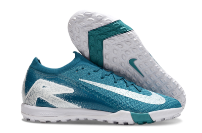Unisex Nike Air Zoom Mercurial Vapor 16 Elite TF Artificial Turf Low-Tops Football Shoes - Blue/White