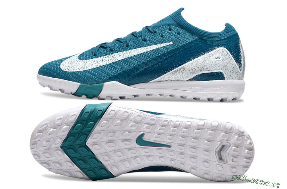 Unisex Nike Air Zoom Mercurial Vapor 16 Elite TF Artificial Turf Low-Tops Football Shoes - Blue/White 1
