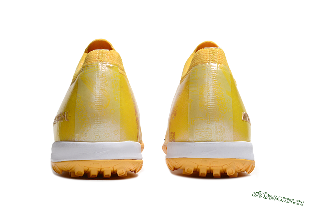Unisex Nike Air Zoom Mercurial Vapor 16 Elite TF Artificial Turf Low-Tops Football Shoes - Yellow/White 5