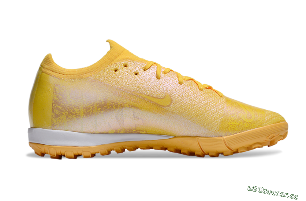 Unisex Nike Air Zoom Mercurial Vapor 16 Elite TF Artificial Turf Low-Tops Football Shoes - Yellow/White 7