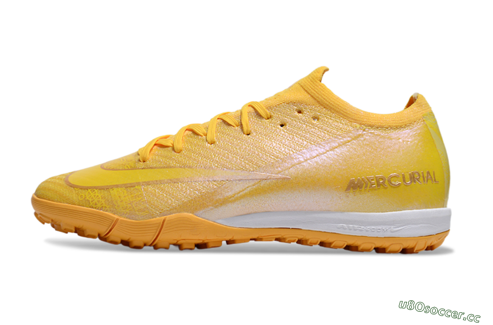 Unisex Nike Air Zoom Mercurial Vapor 16 Elite TF Artificial Turf Low-Tops Football Shoes - Yellow/White 0