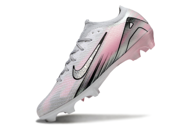 Unisex Nike Air Zoom Mercurial Vapor 16 Elite FG Firm Ground Low-Tops Football Boots - Silver/Pink/Black