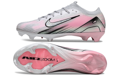 Unisex Nike Air Zoom Mercurial Vapor 16 Elite FG Firm Ground Low-Tops Football Boots - Silver/Pink/Black