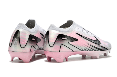Unisex Nike Air Zoom Mercurial Vapor 16 Elite FG Firm Ground Low-Tops Football Boots - Silver/Pink/Black