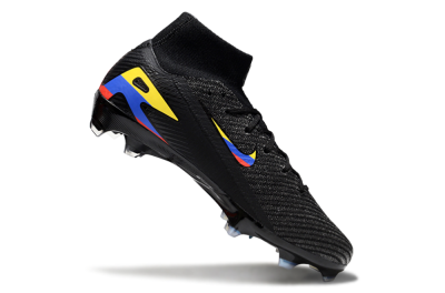 Unisex Nike Air Zoom Mercurial Superfly 10 Elite FG Firm Ground High-Tops Football Boots - Black/Red/Blue/Yellow