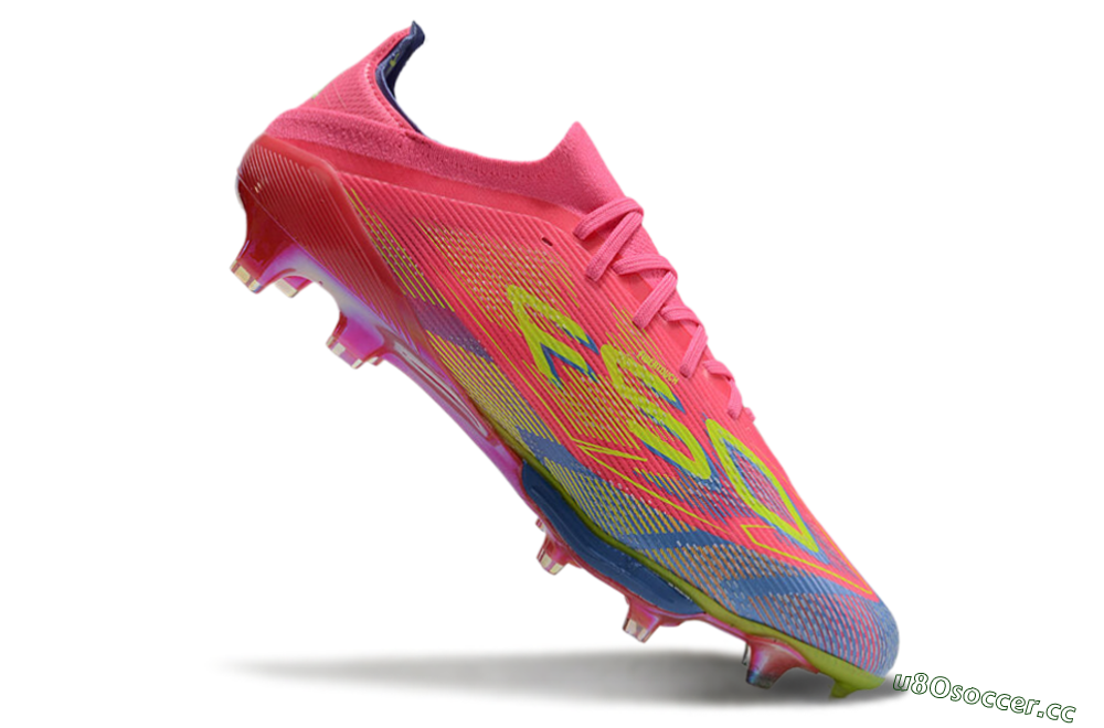 Unisex Adidas F50+ Elite Lightstrike Pro FG Firm Ground Low-Tops Football Boots - Red/Blue/Yellow 4