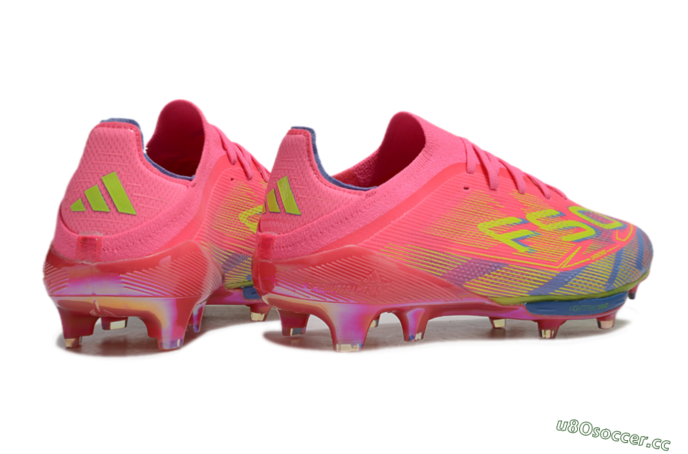 Unisex Adidas F50+ Elite Lightstrike Pro FG Firm Ground Low-Tops Football Boots - Red/Blue/Yellow 6