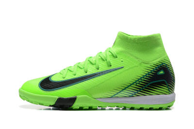 Unisex Nike Air Zoom Mercurial Superfly 10 Elite TF Artificial Turf High-Tops Football Shoes - Yellow/Black/White