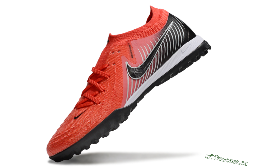 Men's Nike Phantom GX 2 Elite TF Artificial Turf Low-Tops Football Shoes - Red/Black/White 5
