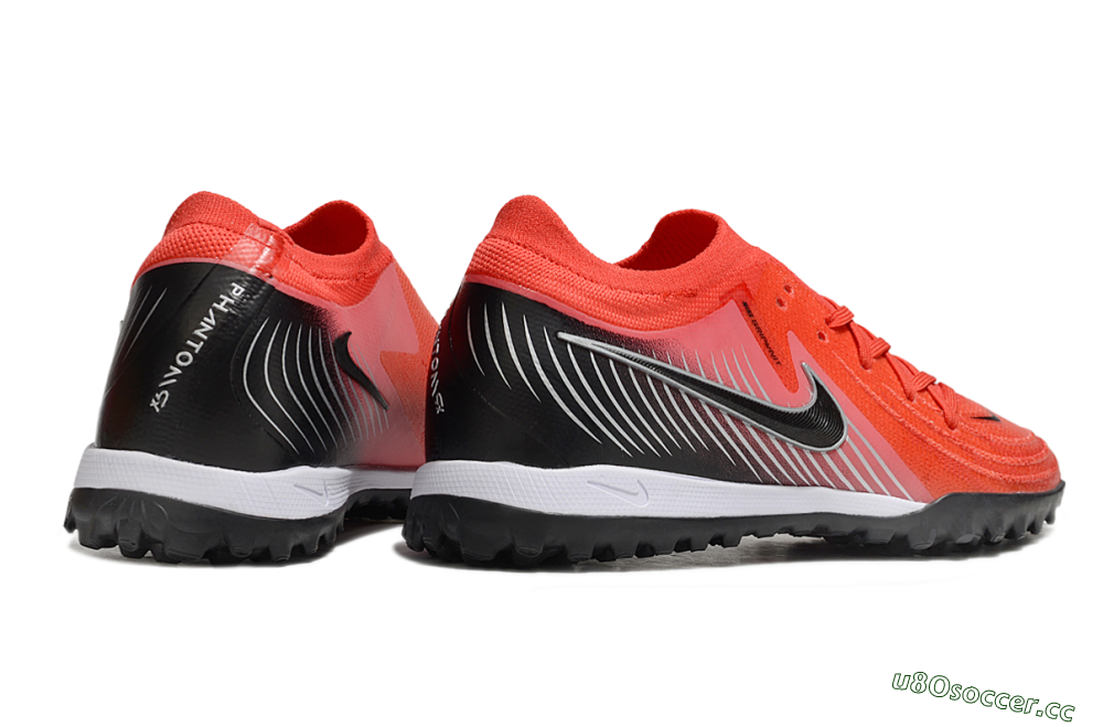 Men's Nike Phantom GX 2 Elite TF Artificial Turf Low-Tops Football Shoes - Red/Black/White 6