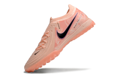 Men's Nike Phantom GX 2 Elite TF Artificial Turf Low-Tops Football Shoes - Pink/Black/Purple