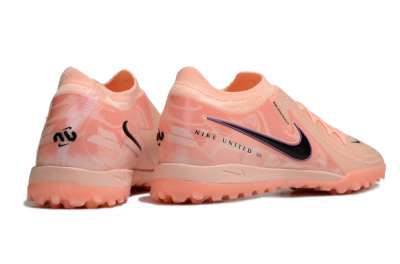 Men's Nike Phantom GX 2 Elite TF Artificial Turf Low-Tops Football Shoes - Pink/Black/Purple