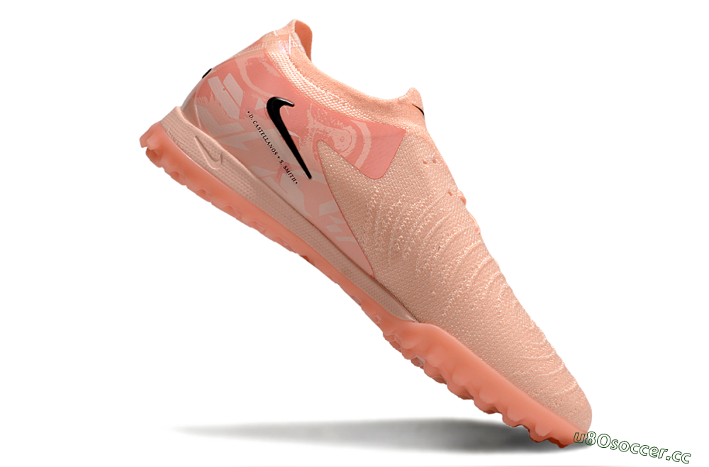 Men's Nike Phantom GX 2 Elite TF Artificial Turf Low-Tops Football Shoes - Pink/Black/Purple 4