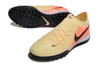 Men's Nike Phantom GX 2 Elite TF Artificial Turf Low-Tops Football Shoes - Yellow/Black/Red