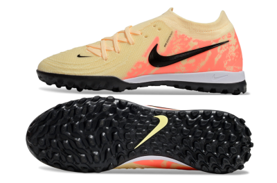Men's Nike Phantom GX 2 Elite TF Artificial Turf Low-Tops Football Shoes - Yellow/Black/Red