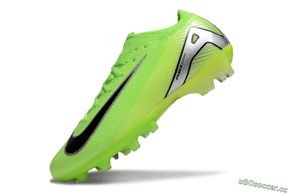 Men's Nike Air Zoom Mercurial Vapor 16 Elite AG Artificial Grass Low-Tops Football Boots - Yellow/Black/Silver 5