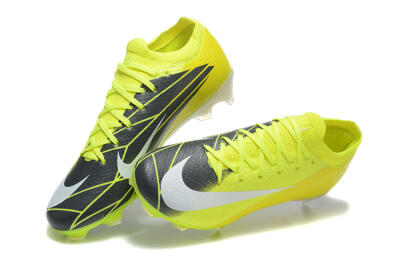 Men's Nike Air Zoom Mercurial Vapor 16 Elite FG Firm Ground Low-Tops Football Boots - Yellow/Black/White