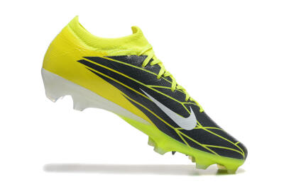 Men's Nike Air Zoom Mercurial Vapor 16 Elite FG Firm Ground Low-Tops Football Boots - Yellow/Black/White