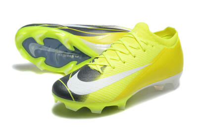 Men's Nike Air Zoom Mercurial Vapor 16 Elite FG Firm Ground Low-Tops Football Boots - Yellow/Black/White