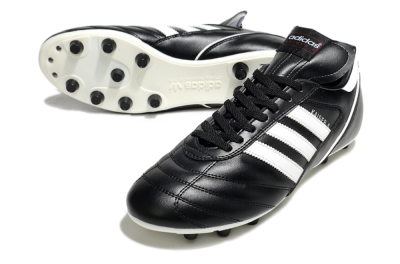 Men's Adidas Kaiser 5 FG Firm Ground Low-Tops Football Boots - Black/White