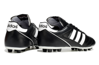 Men's Adidas Kaiser 5 FG Firm Ground Low-Tops Football Boots - Black/White