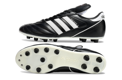Men's Adidas Kaiser 5 FG Firm Ground Low-Tops Football Boots - Black/White