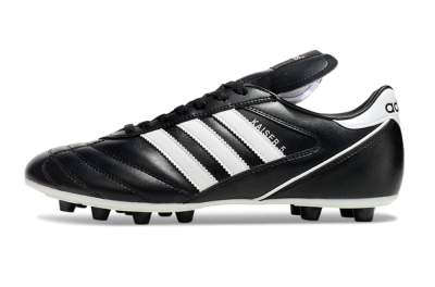 Men's Adidas Kaiser 5 FG Firm Ground Low-Tops Football Boots - Black/White