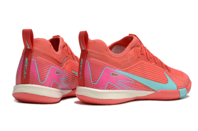 Men's Nike Air Zoom Mercurial Vapor 16 Pro IC Indoor & Futsal Low-Tops Football Shoes - Red/Jade/Pink
