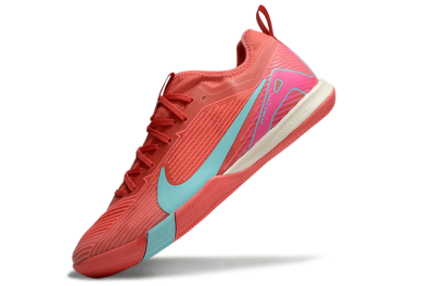 Men's Nike Air Zoom Mercurial Vapor 16 Pro IC Indoor & Futsal Low-Tops Football Shoes - Red/Jade/Pink