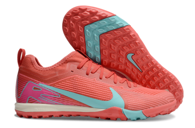 Unisex Nike Air Zoom Mercurial Vapor 16 Pro TF Artificial Turf Low-Tops Football Shoes - Red/Jade/Pink